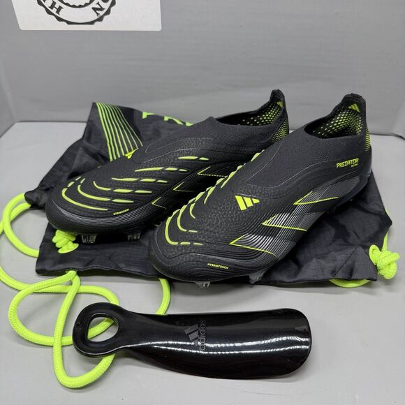 Adidas MEN Predator Elite Laceless FG Electric Stealth Pack JI1078 Size 8.5 NEW main image 11